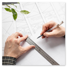 Creatieve agency site met opvallende typografie