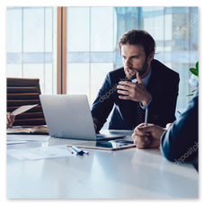 Consultancywebsite met dienstenoverzicht